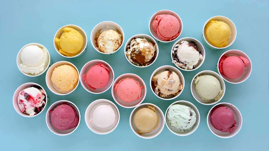 Billede af menuen fra Ismageriet