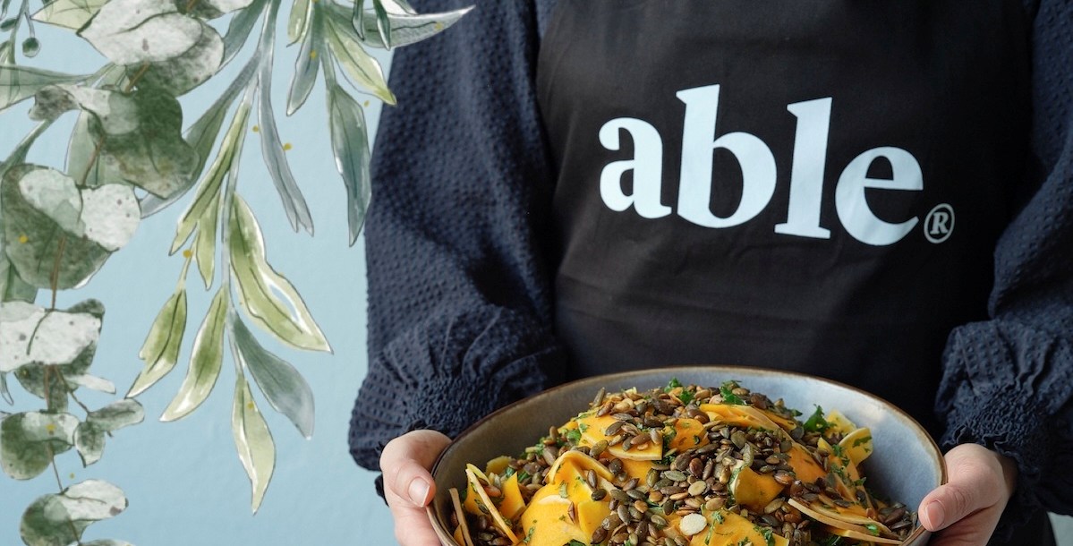 Billede af menuen fra Deli Deluxe julefrokost