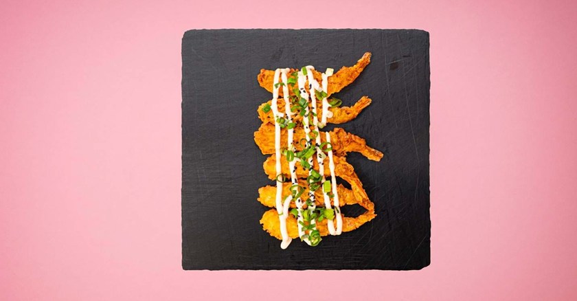 Tempura rejer m chili mayo 5 stk.