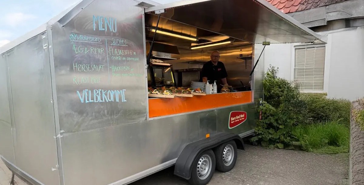 Billede af menuen fra Foodtruck Bare god mad