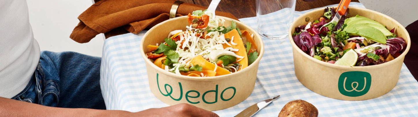 Billede af menuen fra Wedo