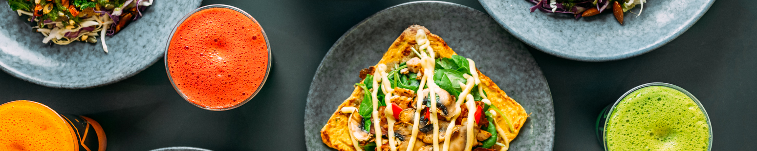 Billede af menuen fra Palæo