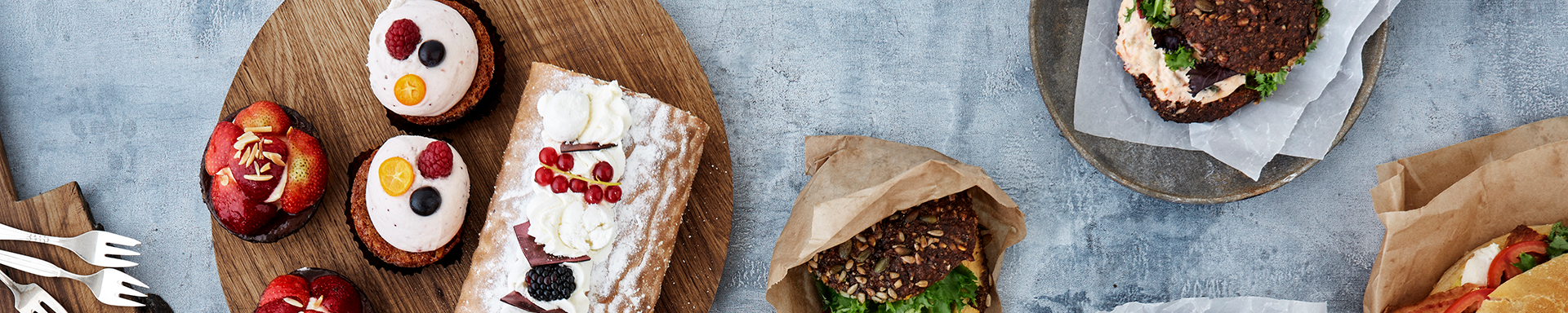 Billede af menuen fra Lagkagehuset