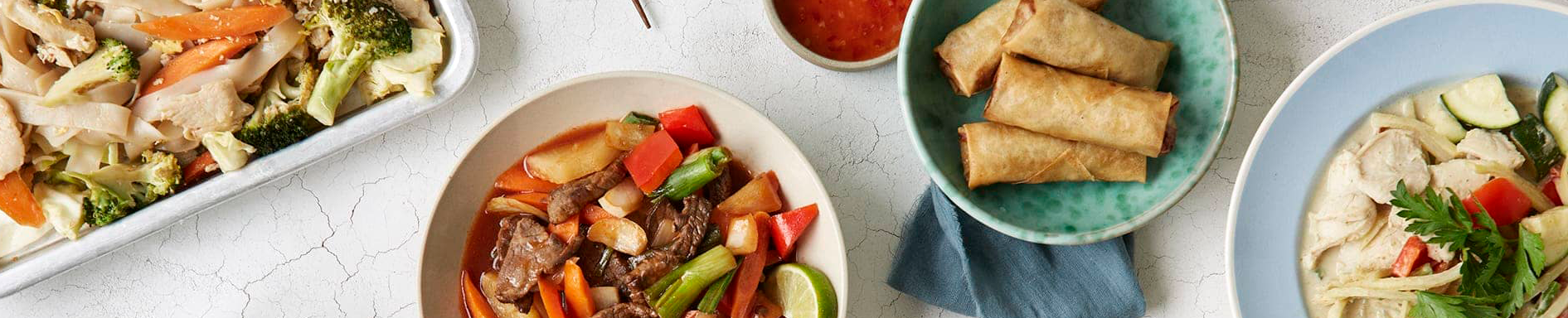 Billede af menuen fra WOK