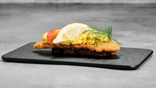 Rødspættefilet med remoulade