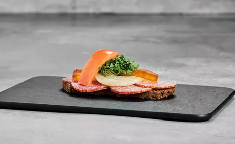 Slagter munch spegepølse med sky