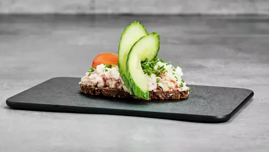 Hjemmelavet fin skinkesalat