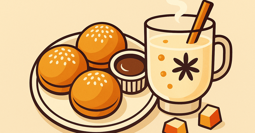 Æbleskiver og æble-gløgg (alkoholfri)