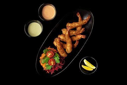 Tempura tigerrejer (7 stk.)