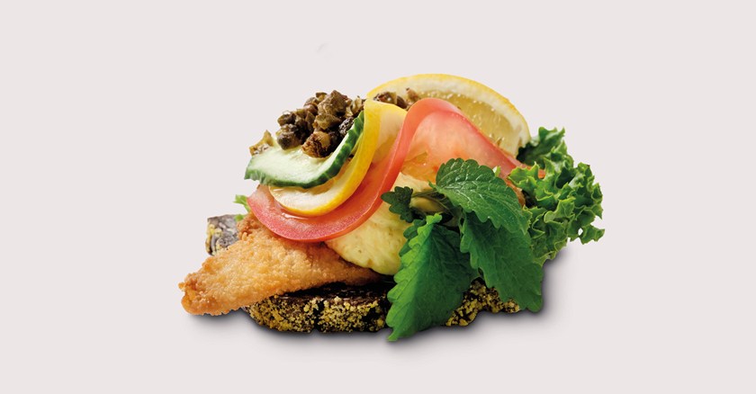 1. Fiskefilet med remoulade