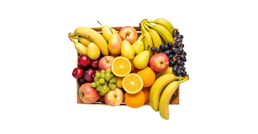 Stor Blandet Frugtkasse (ca. 85 stk)