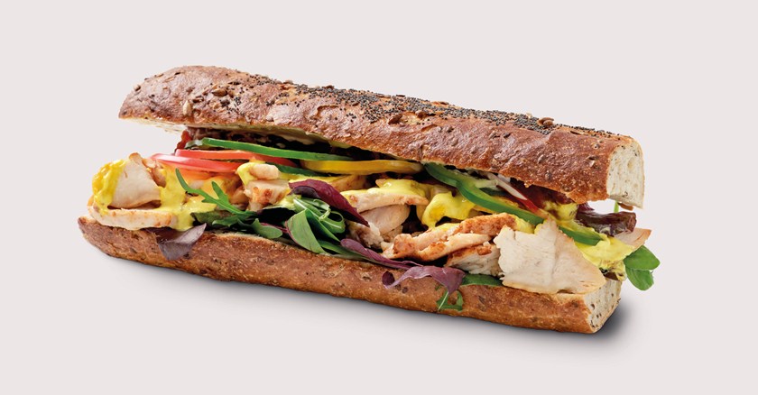 3. Stegt kylling med bacon og karrydressing