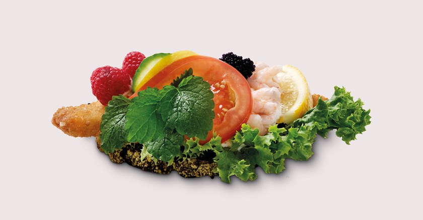 2. Fiskefilet med mayonnaise og rejer