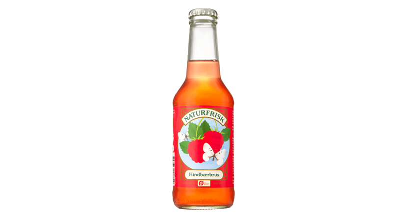 Naturfrisk Hindbærbrus ØKO 