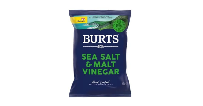 Burts Chips Sea Salt & Malted Vinegar 